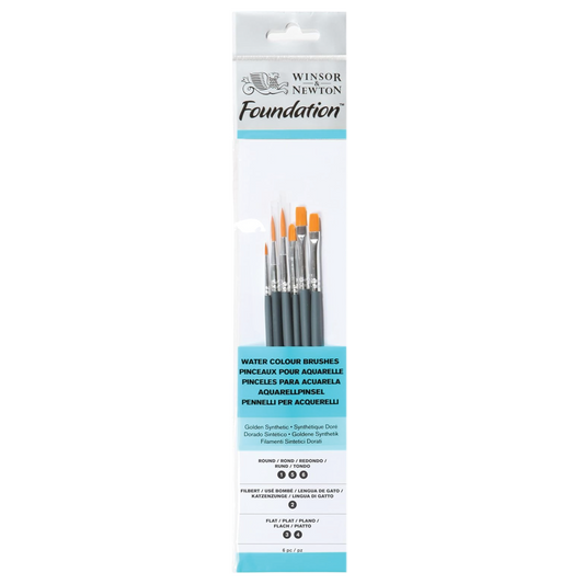 WINSOR & NEWTON WATERCOLOR FOUNDATION 6 PCS SET