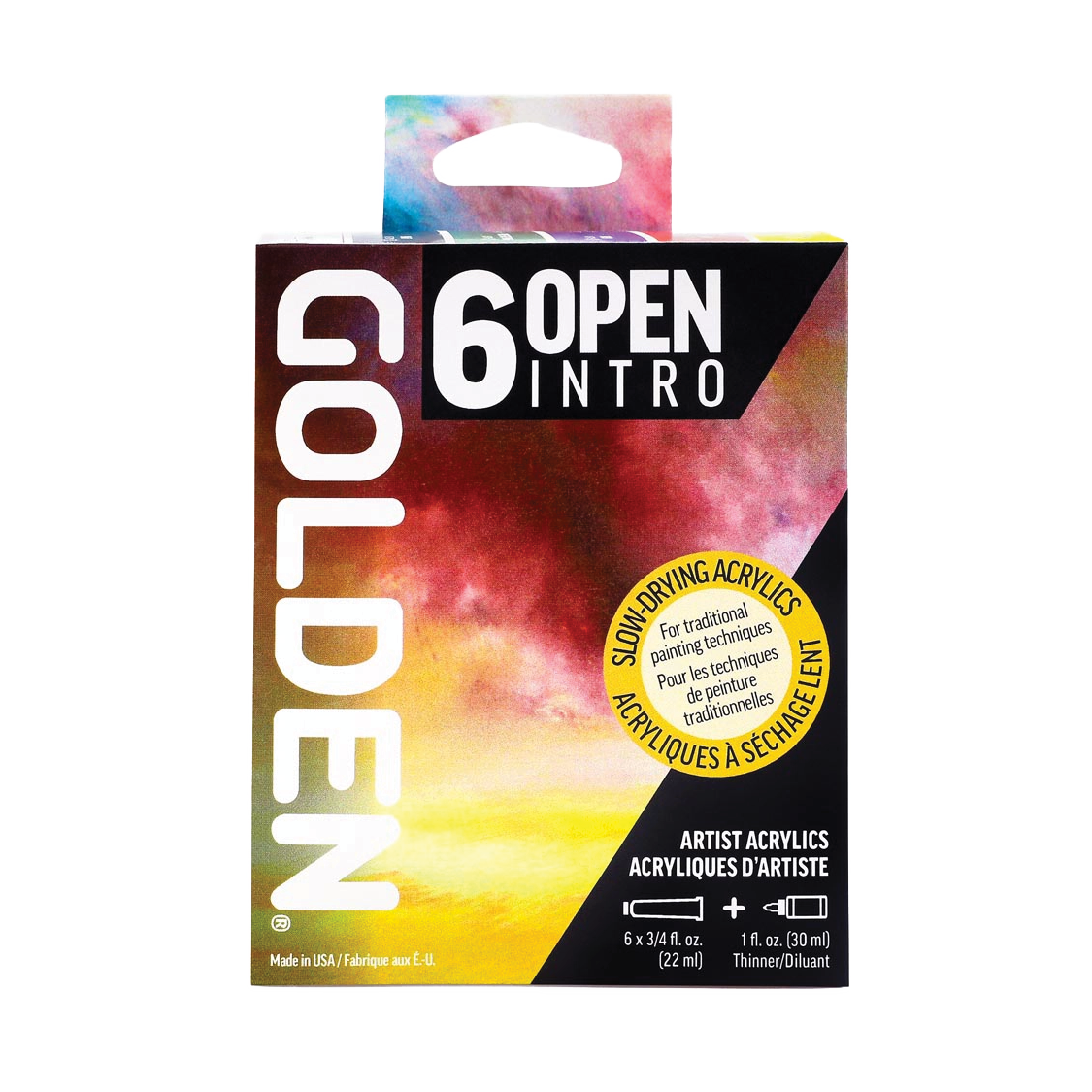 Golden Open Acrylic Set 6x22ML