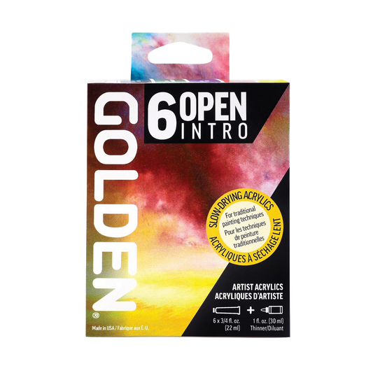Golden Open Acrylic Set 6x22ML