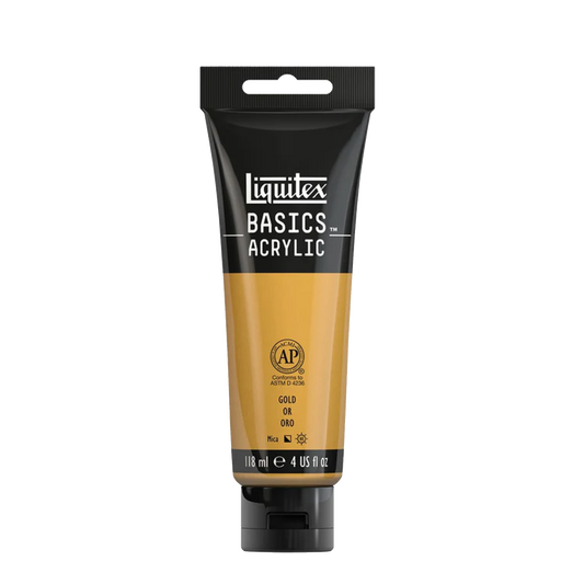 Liquitex Basic Acrylic Paint Gold 118 mL