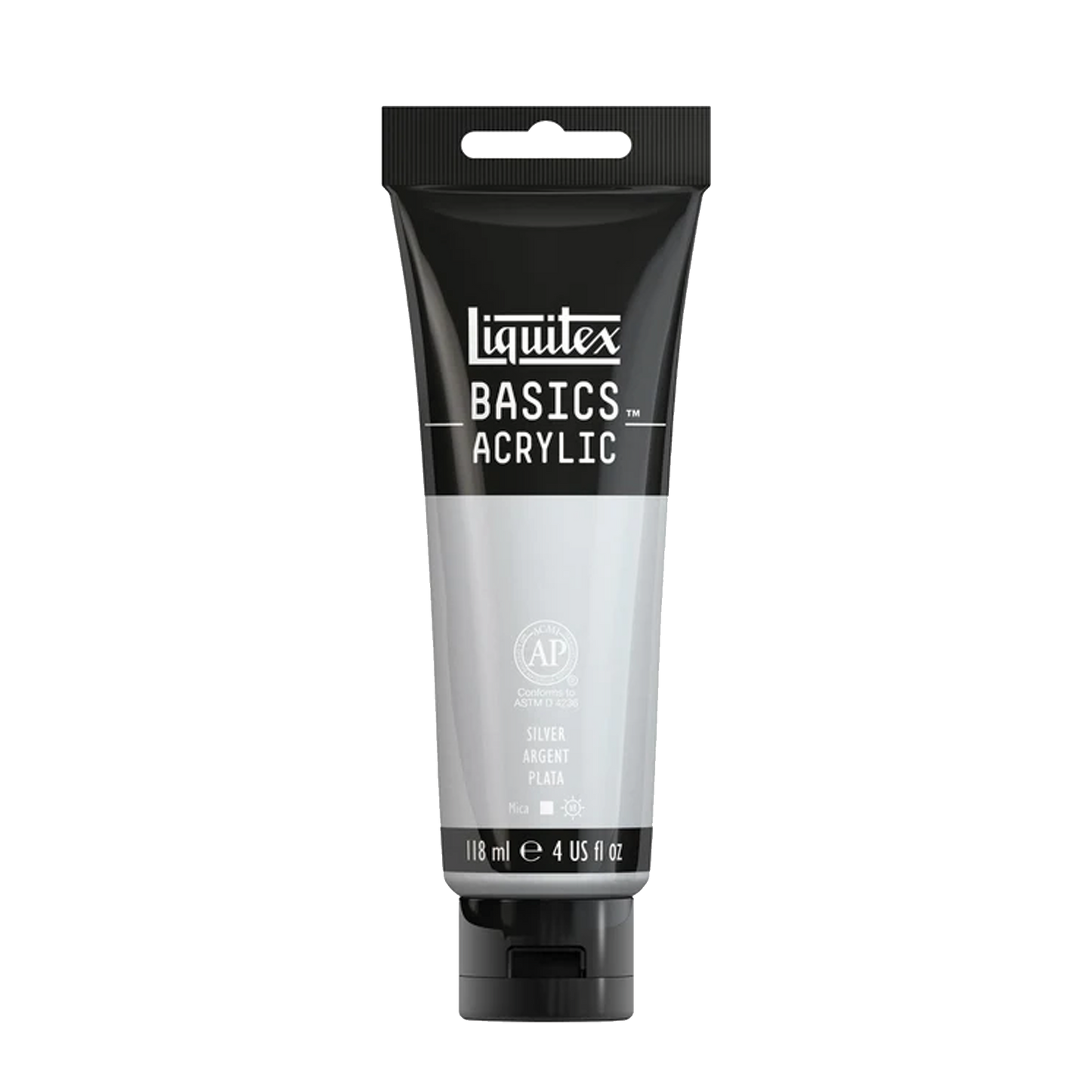 Liquitex Basic Acrylic Paint Silver 118 mL