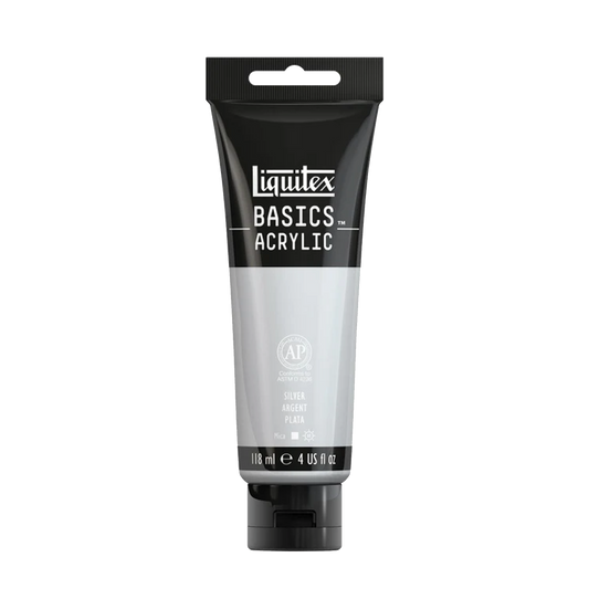 Liquitex Basic Acrylic Paint Silver 118 mL